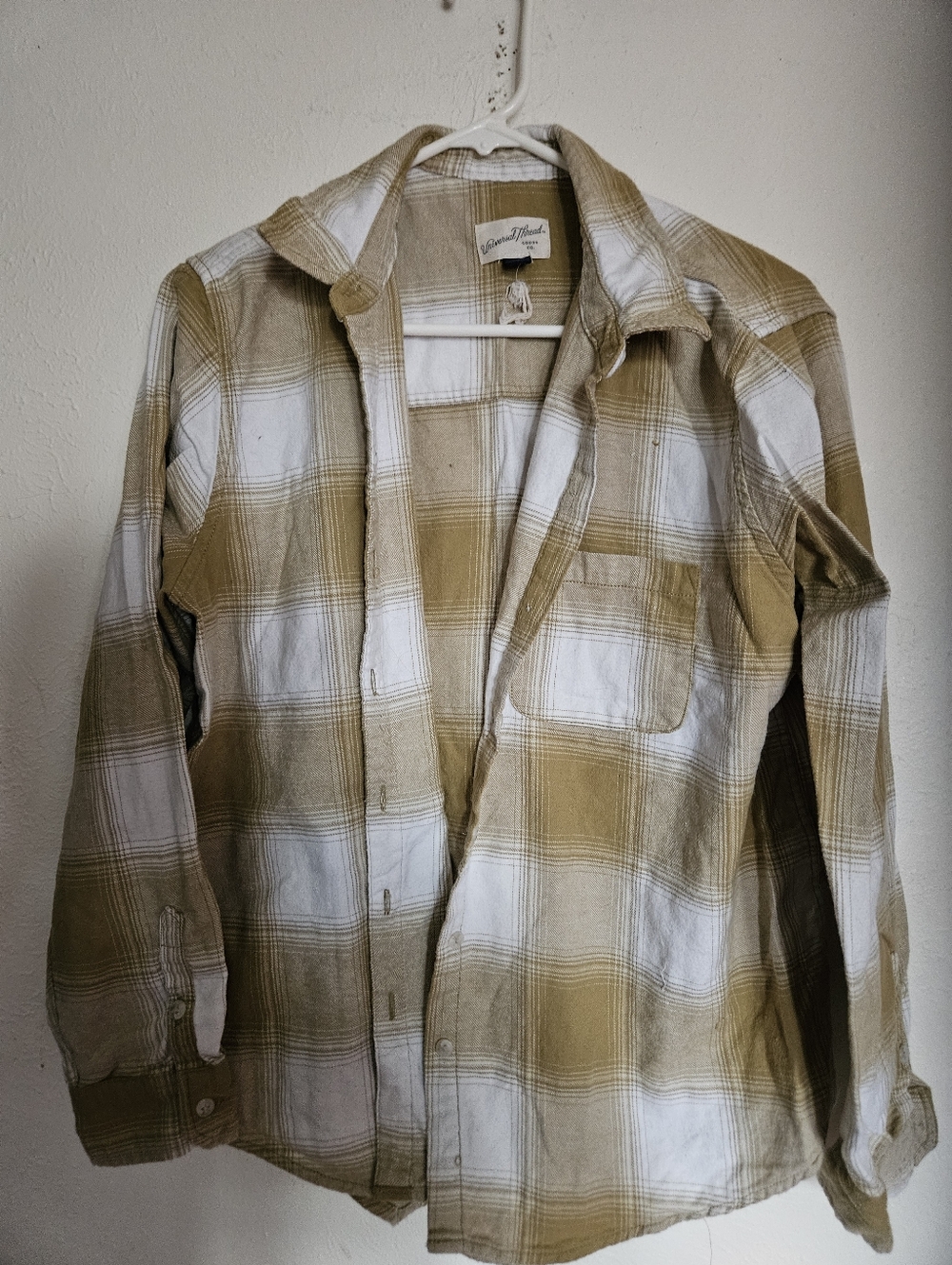 Universal Threads Yellow Plaid